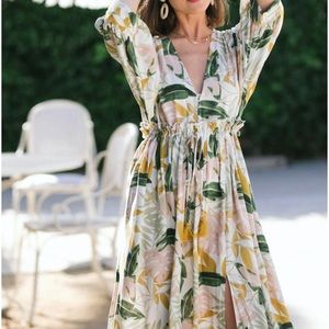 V-NECK MAXI DRESS - NWT